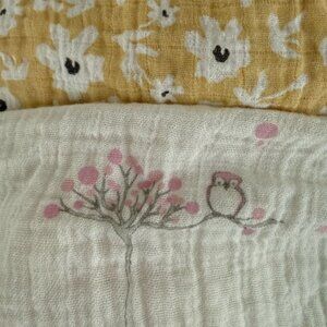 Set of 2 crib sheets - Aden & Anais / Lulujo